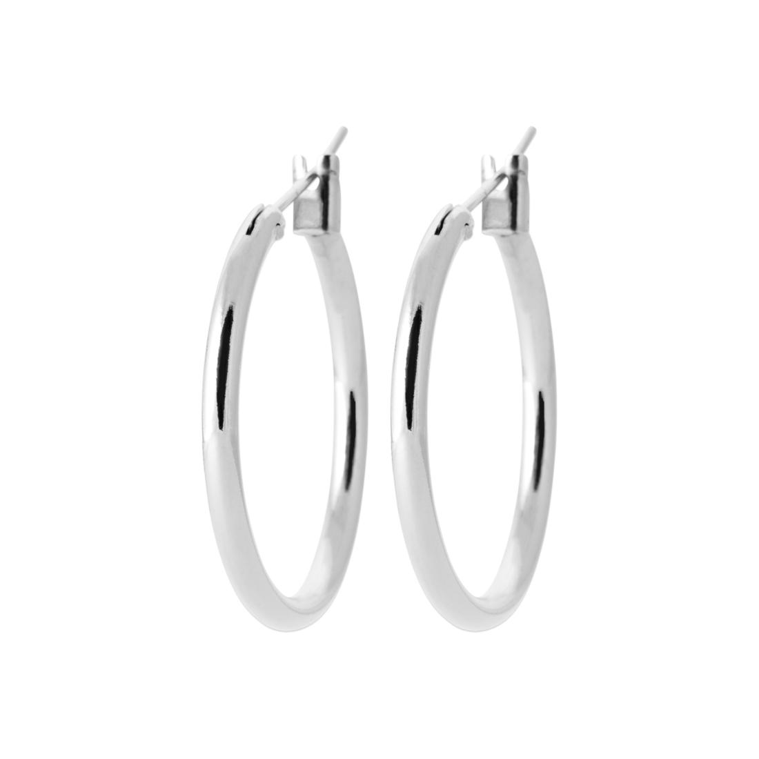 BOUCLES D'OREILLES CREOLES ARGENT