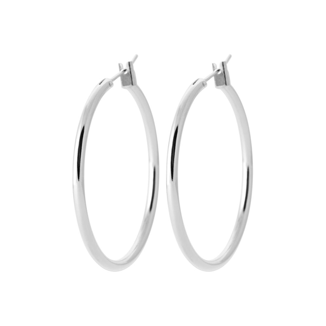 BOUCLES D'OREILLES CREOLES ARGENT