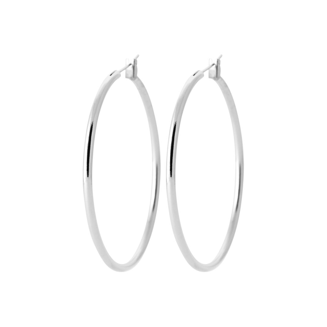 BOUCLES D'OREILLES CREOLES ARGENT