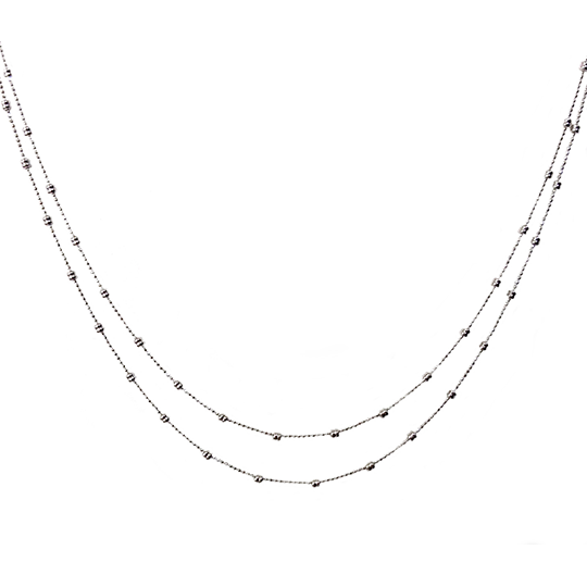 COLLIER ARGENT COLLECTION VALENZI