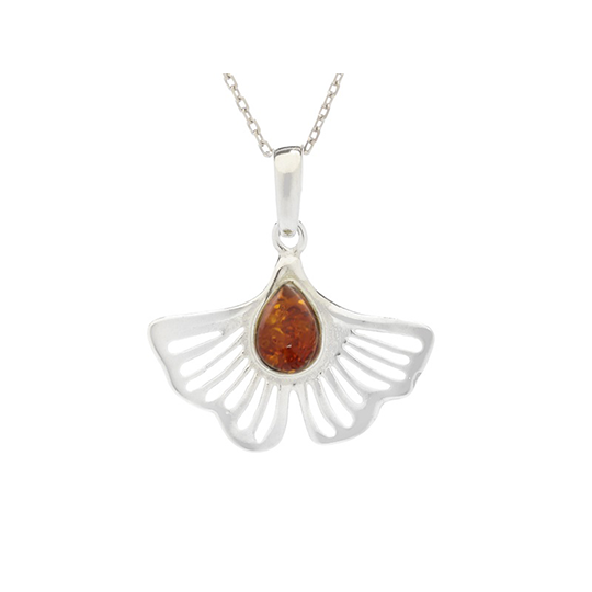 PENDENTIF ARGENT GINKGO COLLECTION OPALOOK